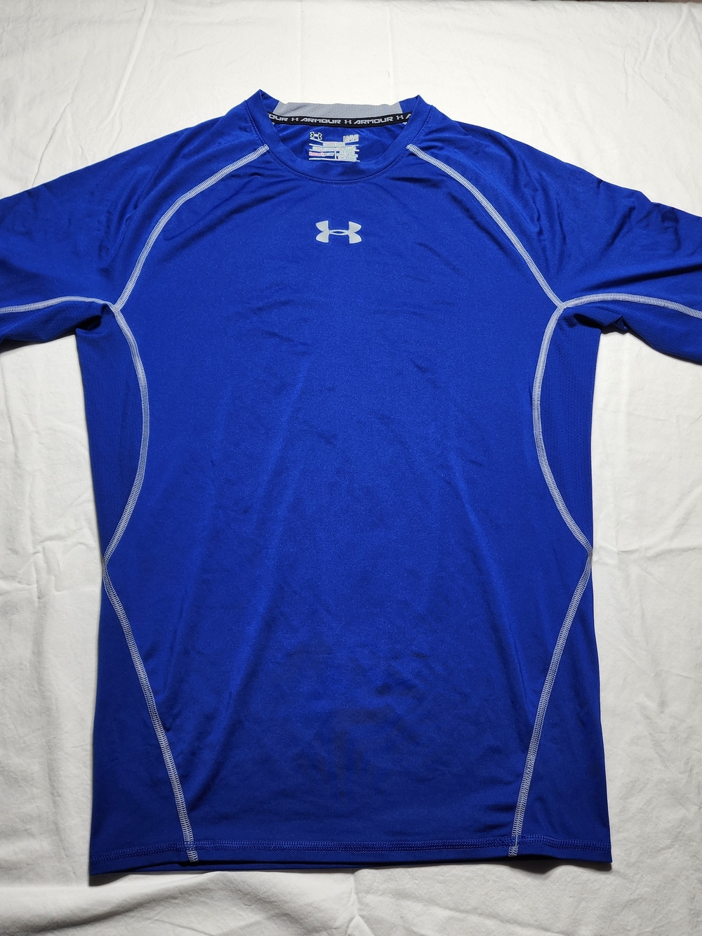 Under Armour Men’s HeatGear Compression Shirt - Blue
